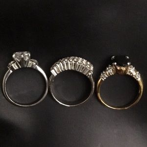 3 diamond rings